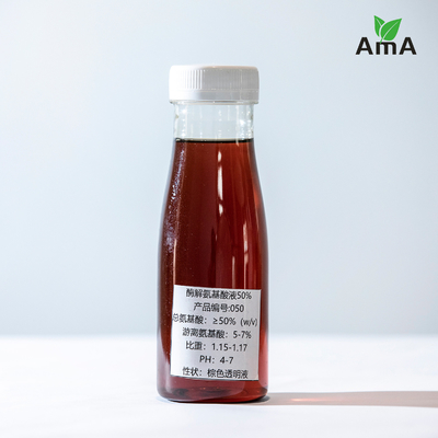 Nitrogen Liquid Foliar Fertilizer Organic Enzymatic Amino Acids 50% (8-0-0)