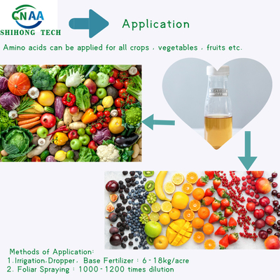 Hydrolysate Amino Acid Powder 80% With High Free Amino Acids Water Soluble Organic Foliar Fertilizer