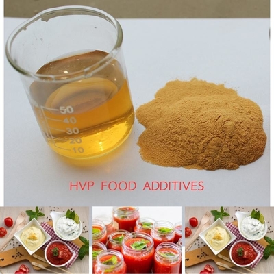 Soy Protein Food Additive For Sauce HVP Hydrolyzed Vegetable Protein Yellow Soluble Powder