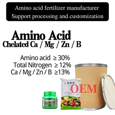 Ca Mg Zn B Chelate Amino Acid Powder Fertilizer For Micronutrient Supplement