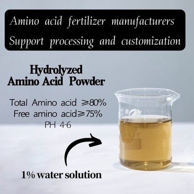 OMRI Certified 80% Free Amino Acid Powder Organic Nitrogen Fertilizer
