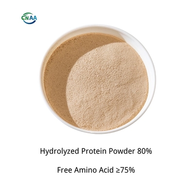 Plant Source Hydrolyzed Protein Powder 80% Free Amino Acid 75% Yellow Powder Cl 1%