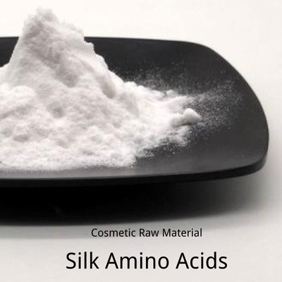 Hydrolyzed Cosmetic Amino Acids Silk Fibroin White Powder Silk Protein For Skin Body