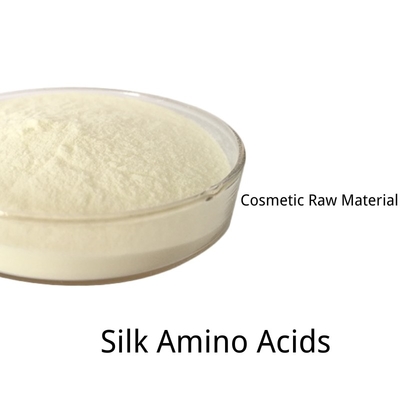 Hydrolyzed Cosmetic Amino Acids Silk Fibroin White Powder Silk Protein For Skin Body