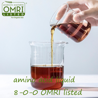 30%-80% Amino Acid Foliar Fertilizer with 100% Solubility for plant growth and stress reduction