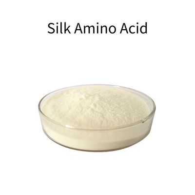 pH 5-7 Silk Amino Acid Silk Fibroin White Powder N14.5% Cosmetics Raw Material